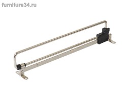 Просмотр фото... Штанга выдвижная для одежды 450 мм (хром)
