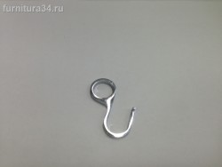 Просмотр фото... Одинарный несъемный крючок на рейлинг